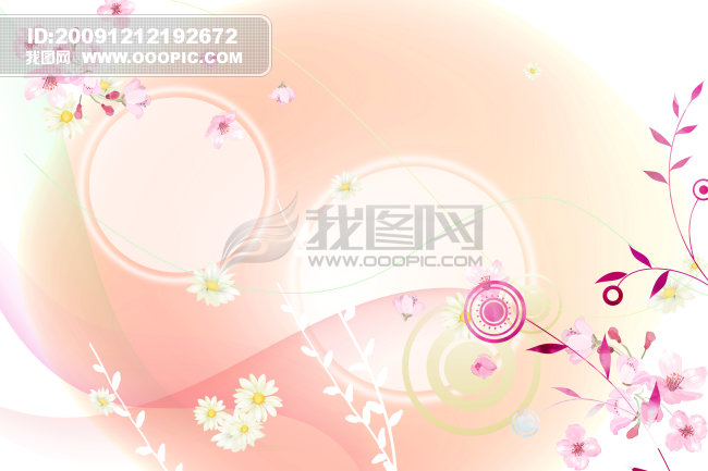 唯美儿童相册婚纱背景psd图片下载